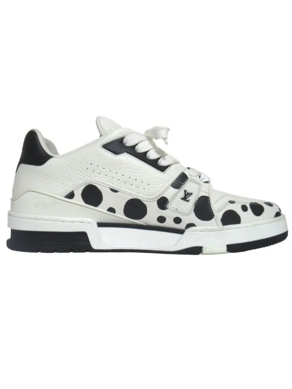 Louis Vuitton Yayoi Kusama Collaboration LV Trainers Leather Sneakers 7.5